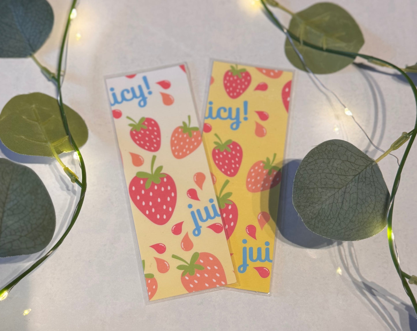 Handmade Juicy Bookmark Set of 2