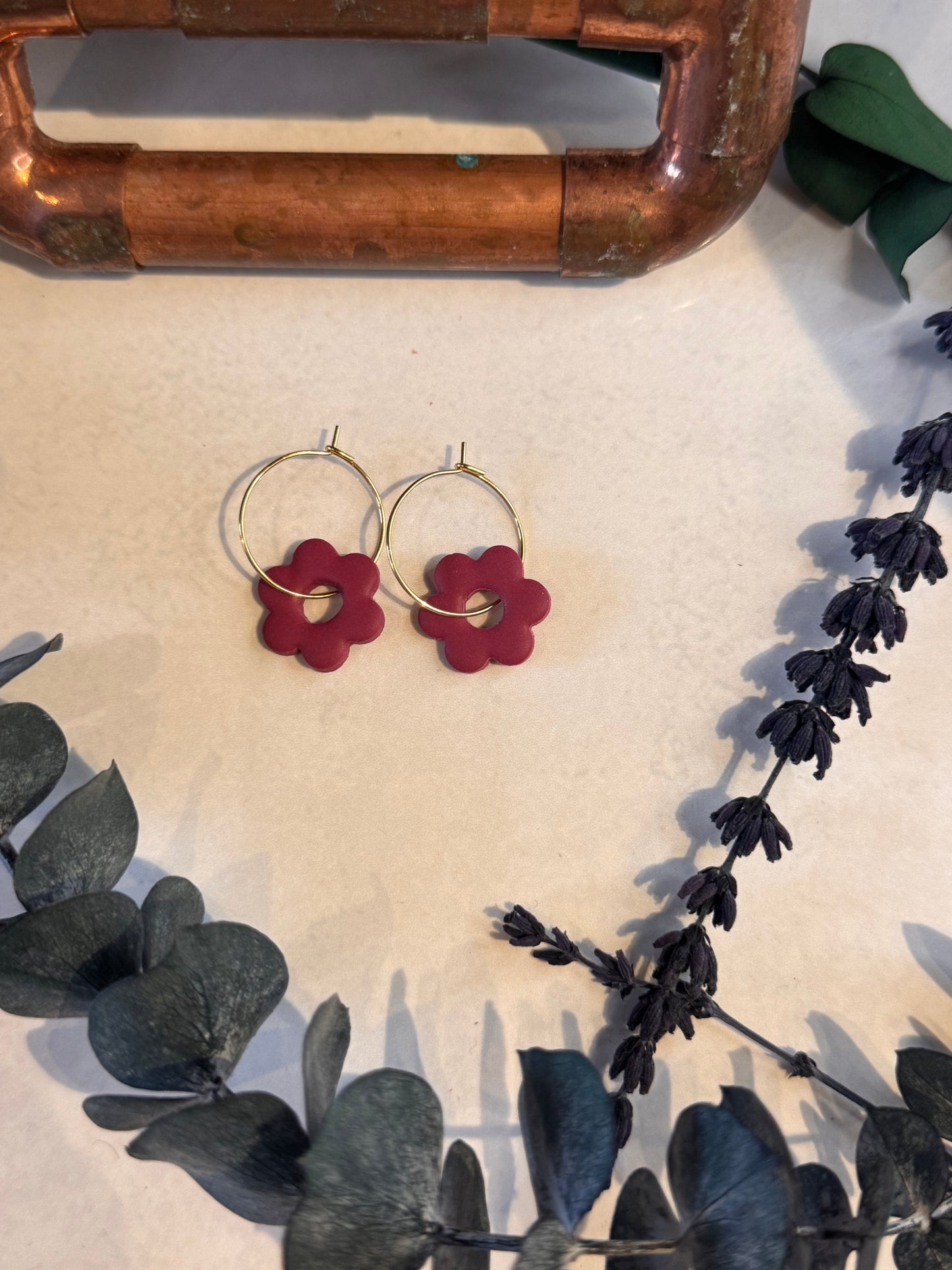 Handmade Floral earrings