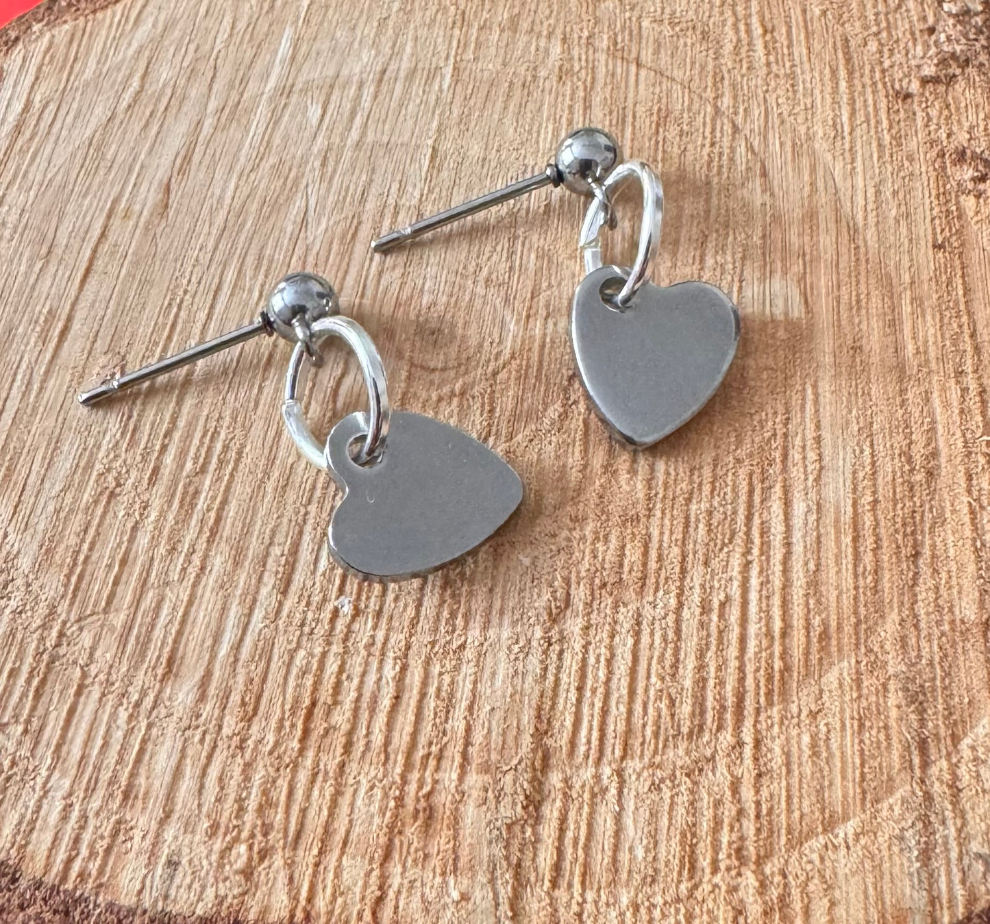 Silver Heart Earrings