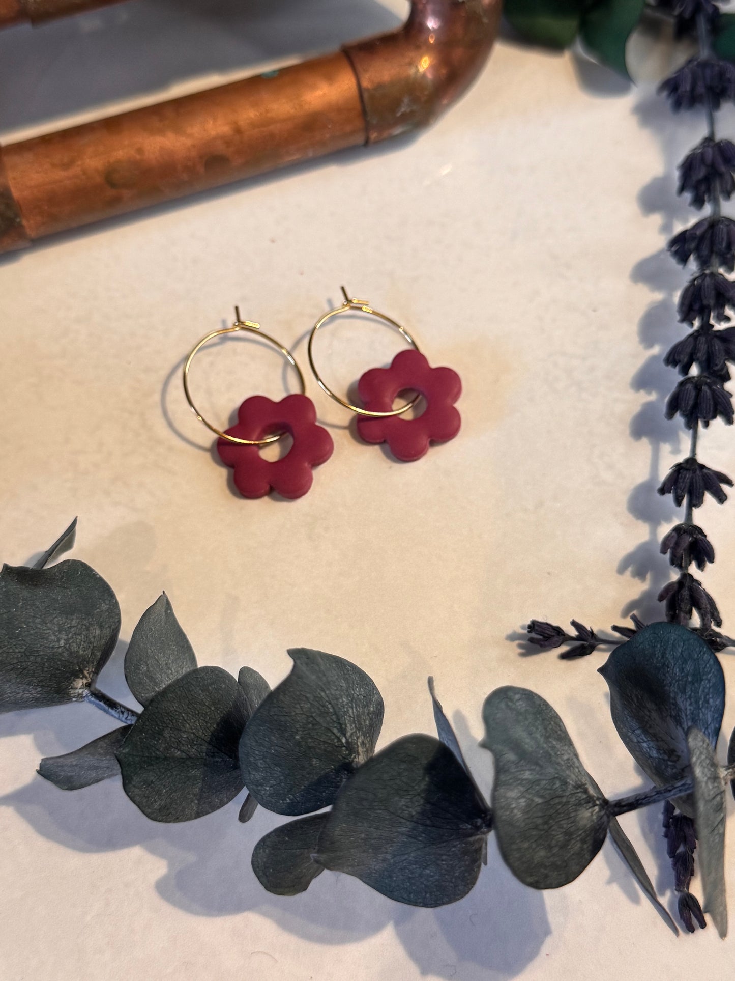 Handmade Floral earrings